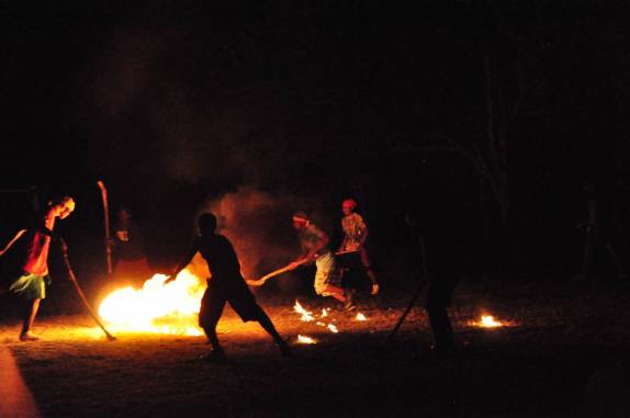 O incrível jogo de 'fireball', em Blue Creek, vilarejo maya no sul de Belize